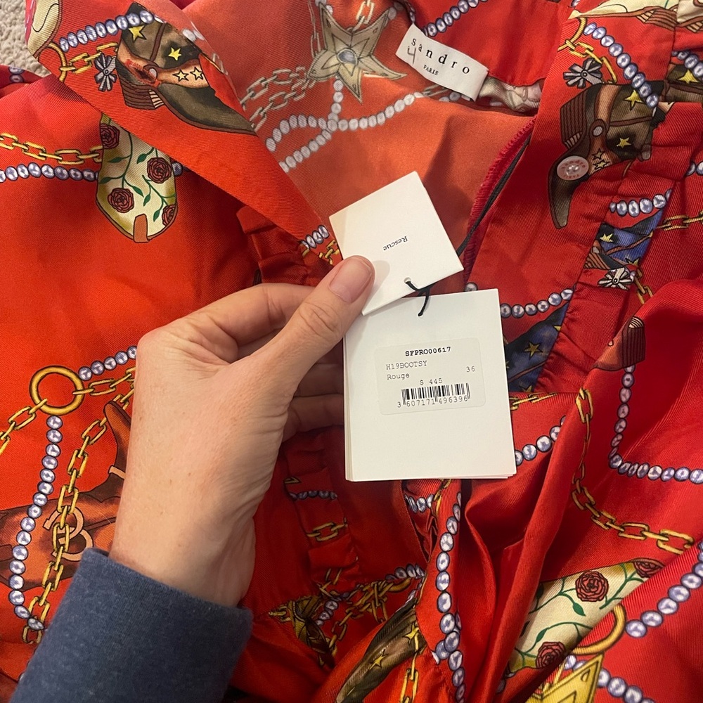 Sandro Western Dress - NWT - Picture 3 of 3